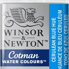 Winsor & Newton Cotman Yarım Tablet Suluboya Cerulean Blue Hue 139