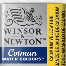Winsor & Newton Cotman Yarım Tablet Suluboya Cadmium Yellow Hue 109