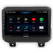 Alpine AW409 Jeep Wrangler 9 Inç Carplay Androidauto Multimedya Sistemi