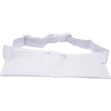 Zirve Hediyelik Palaskalı Lastikli Deri Ihram Kemeri Beyaz