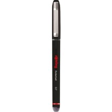 Rotring 0.7 mm Siyah Roller Kalem Ergonomik Tasarım ile Konforlu Yazım Deneyimi