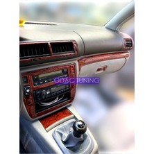 Özgürce Pasat B5 Ahşap Desen Full Set Maun Kaplama Torpido ve Konsol Trim