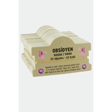 Fantastik Store Obsidyen & Başak Burç Bileklik Kartı