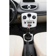Autokit Renault Clio 3 Uyumlu Piyano Black Konsol Kaplama Trim Torpido Maun Kaplama Clio 3 Siyah