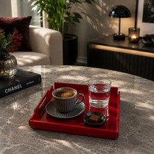 Leya Home Dekoratif Pleksi Tepsi/ Organizer Akrilik Tepsi Sunum Tepsisi 1 Adet