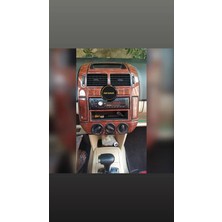 Autokit Volkswagen Polo 2001-2009 Torpido Konsol Trim Göğüs Maun Kaplama Set 35 Parça Maun