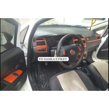Fiat Linea Full Set Torpido, Konsol, Trim, Göğüs Kaplama Seti Kırmızı Renk