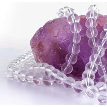 Fantastik Store 8 mm Şeffaf Orjinal Kuvars Taşı