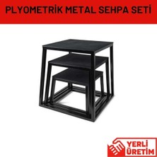 CEYSPORT Profesyonel Plyometric Box Seti Çelik Zıplama Kutusu Fitness Step Platformu