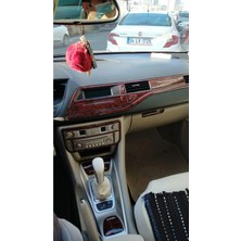 Autokit Cıtroen C5 Torpido Konsol Trim Göğüs Maun Kaplama Set 17 Parça Maun Renk