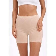 Fantastik Store Iz Yapmaz Bel Lastikli Lazer Kesim Şort Kadın DOR1056