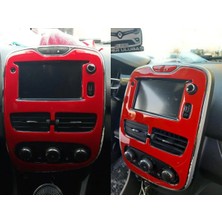 Autokit Renault Clio 4 Kırmızı Renk Ful Set Maun Kaplama