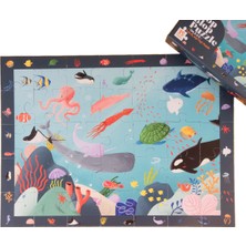 Kidmosfer Blop Blop Puzzle - Ocean 35 Parça Eğlenceli Tasarım 2 - 4 Yaş ve 5 - 7 Yaş İçin