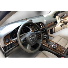 Autokit Audi A6 C6 Torpido, Konsol, Trim, Maun, Göğüs Kaplama Açık Meşe Renk Full Set