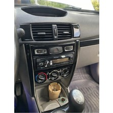 Autokit Renault Symbol 2009 - 2013 Torpido, Konsol, Trim, Göğüs Maun Kaplama Parlak Siyah Renk Kit
