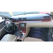 Volkswagen Passat B6 Torpido, Konsol, Trim, Göğüs Kaplama Seti Maun Renk