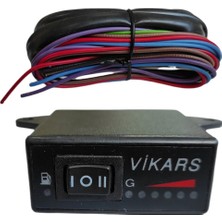 Vikars Tek Nokta Enjeksiyonlu LPG Düğme - Anahtar Kablolu Set Tüm Araç Modelleri İçin Uygun