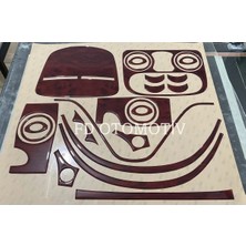 Empressco Fiat Doblo 2001 - 2012 Torpido, Konsol, Trim, Göğüs Maun Kaplama Maun Renk