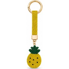 Balenbi Taşlı Ananas Figürlü Anahtarlık ve Çanta Süsü