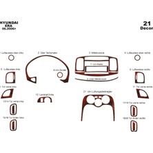 Mars Cockpit Design Hyundai Accent Era Ön Torpido Kaplama Maun 21 Parça 2006-2010