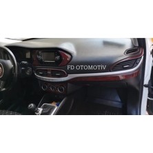 Fiat Egea Full Set Torpido, Konsol, Trim, Göğüs Kaplama Seti Maun Renk