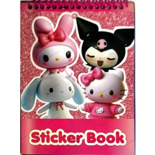 Kuromi Karakter Sticker Defter Seti 1 Adet