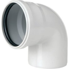 Fırat Pvc 50 x 90° Dirsek Endüstriyel Kullanıma Uygun Dayanıklı Atık Su Parçası