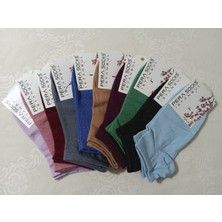 Pera Socks 10'lu Kadın Patik Çorap– Nefes Alan, Terletmeyen, Sıkmayan Lastik, Topuk Burun Takviyeli