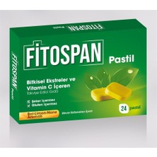 Fitospan 24 Adet Pastil, Şeker ve Gluten İçermeyen Vitamin C İçeren Bitkisel Takviye