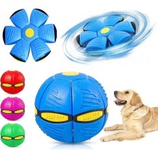 AyrStore Buğz Işıklı Zıplayan Frizbi Evcil Hayvan Topu