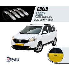 Fams Otomotiv  Dacia Lodgy Krom Kapı Kolu 4 Kapı 2012> Paslanmaz Çelik