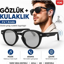 Güneş Gözlüğü, Kulaklık ve Mikrofon Özellliği ile Gözlüğünden Müzik Dinleyebilir Telefon Görüşmesi Yapabilir Siniz. Bu Yazın Yeni Modası