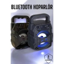 Ulora Taşınabilir Bluetooth Hoparlör LED Işıklı Uzun Pil Ömrü