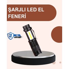 AyrStore Buğz Alüminyum Gövdeli 2000 Lümen Güçlü LED El Feneri