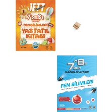 Ünlüler Karması Ünlüler 7'den 8'e Geçenler Için Jett ve Nartest Fen Bilimleri Yaz Tatil Kitabı + Telefon Standı