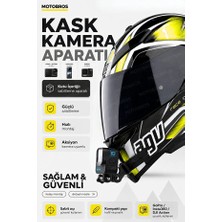 Mt2 Motosiklet Kask Çene Aksiyon Kamera Tutucu ve Telefon Tutucu Full Set