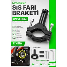 Motosiklet Sis Farı Braketi Motor Sis Farı Ayağı Sis Farı Montaj Aparatı (1 Adet)