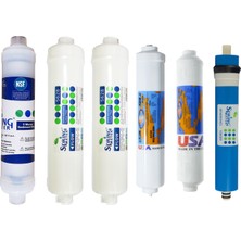 Spring Water BIO Alkali Komple Filtre Seti (100 GPD)