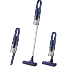 MiraLive Dikey Mavi Elektrikli Süpürge 500W 90° Başlık - 1.5lt Toz Hazne - Çift Filtre SVC-8628 (4887)