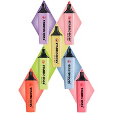 Stabilo Yeni 7'li Pastel Renklerle Yazı Yazma Seti VERSIYON05 2 mm Uç Boyutu ile Okul İçin