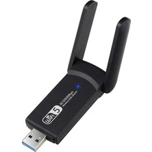 MiraLive Kablosuz Wifi Alıcı AC1300 Mbps Dual Band USB 3.0 Adaptör