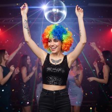 MiraLive Animasyon Parti ve Palyaço Peruğu - Renkli