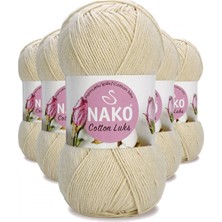 MiraLive 5 Adet Cotton Lüks Yelek Tunik Kazak Bluz Hırka Ipi Yünü Açık Bej 97543