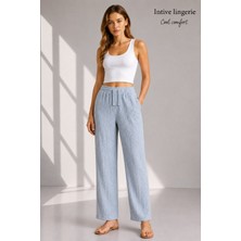 Intive Lingerie Intive Cool Comfort Müslin/waffle Kumaş Iç Göstermez Pamuklu Nefes Alabilir Rahat Yazlık Pantolon