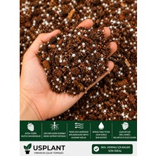 Usplant Çilek Yetiştirme Toprağı 10 Litre – Saksı ve Bahçeye Uygun, Organik, Solucan Gübresi Katkılı Özel Karışım