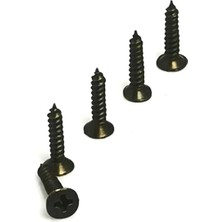 MiraLive Klips, Menteşe, Ayak Vidası 2,2x7,5mm Çelik - Siyah 100 Adet