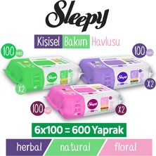 Sleepy Karma Kişisel Bakım Havlusu 6X100 (600 Yaprak)