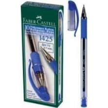 Faber-Castell 1425 Mavi Tükenmez Kalem 10 Adet İçeren Paket Ölçüleriyle Kullanıma Hazır