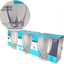 MiraLive Venüs 3'lü Su Bardağı 250ML -212