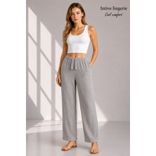 Intive Lingerie Intive Cool Comfort Müslin/waffle Kumaş Iç Göstermez Pamuklu Nefes Alabilir Rahat Yazlık Pantolon